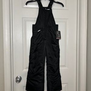 Kids Snow Pants Winter Overalls Black Water Resistant Arctic Quest size XS NWT